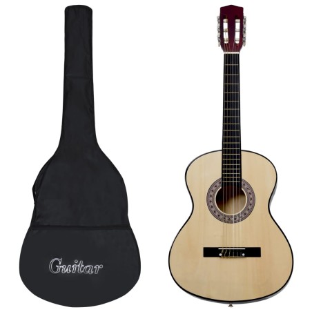 vidaXL Klassikgitarre für Anfänger mit Tasche 4/4 39"
