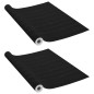 vidaXL Möbelfolien 2 Stk. Selbstklebend Holz-Optik 500x90 cm PVC vidaXL Möbelfolien 2 Stk. Selbstklebend Holz-Optik 500x90 cm PVC