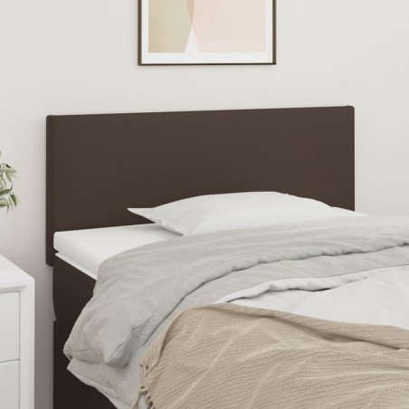 vidaXL Kopfteil Braun 90x5x78/88 cm Kunstleder