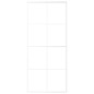 vidaXL Schiebetür ESG-Glas und Aluminium 90x205 cm Weiß vidaXL Schiebetür ESG-Glas und Aluminium 90x205 cm Weiß
