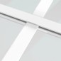 vidaXL Schiebetür ESG-Glas und Aluminium 90x205 cm Weiß vidaXL Schiebetür ESG-Glas und Aluminium 90x205 cm Weiß