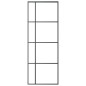 vidaXL Schiebetür ESG-Glas und Aluminium mattiert 90x205 cm Schwarz vidaXL Schiebetür ESG-Glas und Aluminium mattiert 90x205 cm Schwarz