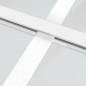 vidaXL Schiebetür ESG-Mattglas und Aluminium 90x205 cm Weiß vidaXL Schiebetür ESG-Mattglas und Aluminium 90x205 cm Weiß