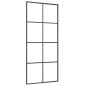 vidaXL Schiebetür mit Beschlag 90x205 cm ESG-Glas & Aluminium vidaXL Schiebetür mit Beschlag 90x205 cm ESG-Glas & Aluminium
