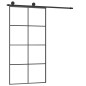 vidaXL Schiebetür mit Beschlag 102,5x205 cm ESG-Glas & Aluminium vidaXL Schiebetür mit Beschlag 102,5x205 cm ESG-Glas & Aluminium