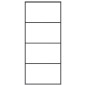 vidaXL Schiebetür ESG-Glas und Aluminium mattiert 90x205 cm Schwarz vidaXL Schiebetür ESG-Glas und Aluminium mattiert 90x205 cm Schwarz