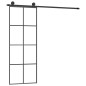 vidaXL Schiebetür mit Beschlag 76x205 cm ESG-Glas & Aluminium vidaXL Schiebetür mit Beschlag 76x205 cm ESG-Glas & Aluminium