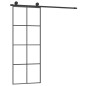 vidaXL Schiebetür mit Beschlag 76x205 cm ESG-Glas & Aluminium vidaXL Schiebetür mit Beschlag 76x205 cm ESG-Glas & Aluminium