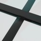 vidaXL Schiebetür mit Beschlag 76x205 cm ESG-Glas & Aluminium vidaXL Schiebetür mit Beschlag 76x205 cm ESG-Glas & Aluminium