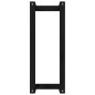 vidaXL Handtuchhalter Schwarz 23x18x60 cm Massivholz Kiefer vidaXL Handtuchhalter Schwarz 23x18x60 cm Massivholz Kiefer