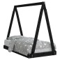 vidaXL Kinderbett Schwarz 70x140 cm Massivholz Kiefer vidaXL Kinderbett Schwarz 70x140 cm Massivholz Kiefer