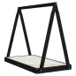 vidaXL Kinderbett Schwarz 70x140 cm Massivholz Kiefer vidaXL Kinderbett Schwarz 70x140 cm Massivholz Kiefer