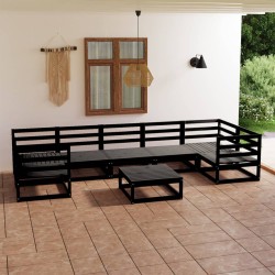 vidaXL 8-tlg. Garten-Lounge-Set Massivholz Kiefer 