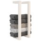 vidaXL Handtuchhalter Weiß 23x18x60 cm Massivholz Kiefer vidaXL Handtuchhalter Weiß 23x18x60 cm Massivholz Kiefer