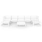 vidaXL 8-tlg. Garten-Lounge-Set Kiefer Massivholz vidaXL 8-tlg. Garten-Lounge-Set Kiefer Massivholz