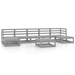 vidaXL 8-tlg. Garten-Lounge-Set Kiefer Massivholz 