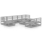 vidaXL 10-tlg. Garten-Lounge-Set Kiefer Massivholz vidaXL 10-tlg. Garten-Lounge-Set Kiefer Massivholz