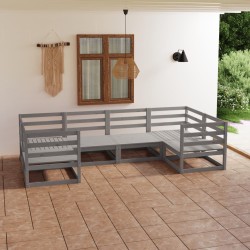 vidaXL 6-tlg. Garten-Lounge-Set Kiefer Massivholz