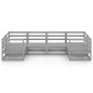 vidaXL 6-tlg. Garten-Lounge-Set Kiefer Massivholz vidaXL 6-tlg. Garten-Lounge-Set Kiefer Massivholz