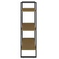 vidaXL Bücherregal 3 Fächer Braun 80x30x105 cm Massivholz Kiefer vidaXL Bücherregal 3 Fächer Braun 80x30x105 cm Massivholz Kiefer