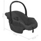 vidaXL Babyschale Anthrazit 42x65x57 cm vidaXL Babyschale Anthrazit 42x65x57 cm
