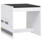 vidaXL 3-tlg. Kindertisch und Stuhl Set Polizeiauto-Design MDF vidaXL 3-tlg. Kindertisch und Stuhl Set Polizeiauto-Design MDF