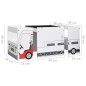 vidaXL 3-tlg. Kindertisch und Stuhl Set Polizeiauto-Design MDF vidaXL 3-tlg. Kindertisch und Stuhl Set Polizeiauto-Design MDF