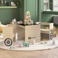 vidaXL 3-tlg. Kindertisch und Stuhl Set Geländewagen-Design MDF vidaXL 3-tlg. Kindertisch und Stuhl Set Geländewagen-Design MDF