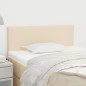 vidaXL Kopfteil Creme 100x5x78/88 cm Stoff