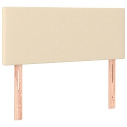vidaXL Kopfteil Creme 100x5x78/88 cm Stoff