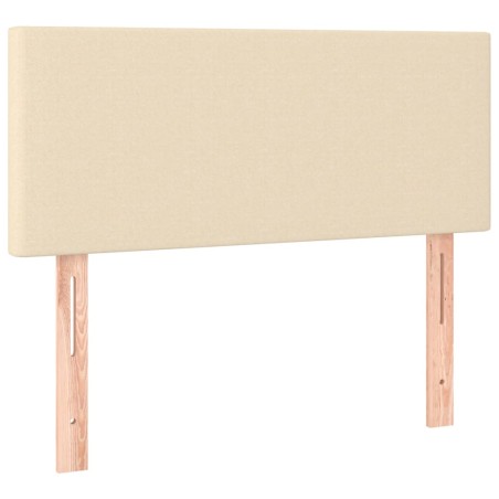 vidaXL Kopfteil Creme 100x5x78/88 cm Stoff