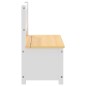 vidaXL Kinderbank mit Stauraum Weiß und Beige 60x30x55 cm MDF vidaXL Kinderbank mit Stauraum Weiß und Beige 60x30x55 cm MDF