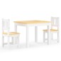 vidaXL 3-tlg. Kinder-Sitzgruppe Weiß und Beige MDF vidaXL 3-tlg. Kinder-Sitzgruppe Weiß und Beige MDF