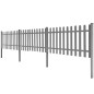 vidaXL Lattenzaun mit Pfosten 3 Stk. WPC 600x80 cm vidaXL Lattenzaun mit Pfosten 3 Stk. WPC 600x80 cm