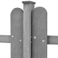 vidaXL Lattenzaun mit Pfosten 3 Stk. WPC 600x80 cm vidaXL Lattenzaun mit Pfosten 3 Stk. WPC 600x80 cm