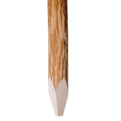 vidaXL Zaunpfosten mit Spitzen Enden 4 Stk. Haselholz 90 cm