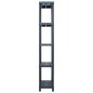 vidaXL Lagerregal Schwarz 125 kg 60 x 30 x 180 cm Kunststoff vidaXL Lagerregal Schwarz 125 kg 60 x 30 x 180 cm Kunststoff