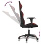 Gaming-Stuhl mit Massagefunktion Schwarz und Weinrot Kunstleder Gaming-Stuhl mit Massagefunktion Schwarz und Weinrot Kunstleder