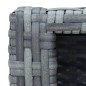 vidaXL Spa-Einstiegsstufe Grau Poly Rattan 92×45×25 cm vidaXL Spa-Einstiegsstufe Grau Poly Rattan 92×45×25 cm