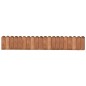 vidaXL Beeteinfassung Braun 120 cm Imprägniertes Kiefernholz vidaXL Beeteinfassung Braun 120 cm Imprägniertes Kiefernholz