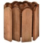 vidaXL Beeteinfassung Braun 120 cm Imprägniertes Kiefernholz vidaXL Beeteinfassung Braun 120 cm Imprägniertes Kiefernholz