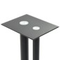vidaXL Lautsprecherständer 2 Stk. Doppelsäulen-Design Hartglas Schwarz vidaXL Lautsprecherständer 2 Stk. Doppelsäulen-Design Hartglas Schwarz