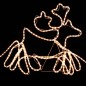 vidaXL Weihnachtsbeleuchtung 4 XXL-Rentiere Schlitten 1548 LEDs 500x80 vidaXL Weihnachtsbeleuchtung 4 XXL-Rentiere Schlitten 1548 LEDs 500x80
