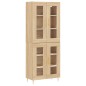 vidaXL Highboard Sonoma-Eiche 69,5x34x180 cm Holzwerkstoff vidaXL Highboard Sonoma-Eiche 69,5x34x180 cm Holzwerkstoff