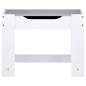 vidaXL Kindertisch mit 2 Stühlen Weiß MDF vidaXL Kindertisch mit 2 Stühlen Weiß MDF