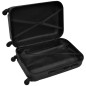 vidaXL 3-tlg. Hartschalenkoffer-Set Schwarz 45,5/55/66 cm vidaXL 3-tlg. Hartschalenkoffer-Set Schwarz 45,5/55/66 cm