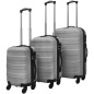 vidaXL 3-tlg. Hartschalenkoffer-Set Silbern 45,5/55/66 cm vidaXL 3-tlg. Hartschalenkoffer-Set Silbern 45,5/55/66 cm