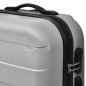 vidaXL 3-tlg. Hartschalenkoffer-Set Silbern 45,5/55/66 cm vidaXL 3-tlg. Hartschalenkoffer-Set Silbern 45,5/55/66 cm