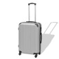vidaXL Vierteiliges Hartschalen-Trolley-Set Silber vidaXL Vierteiliges Hartschalen-Trolley-Set Silber