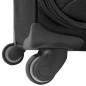 vidaXL 3-tlg. Weichgepäck Trolley-Set Schwarz vidaXL 3-tlg. Weichgepäck Trolley-Set Schwarz